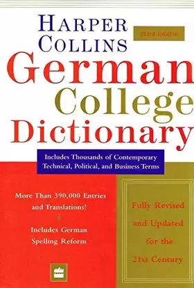 Couverture du produit · HarperCollins German College Dictionary 3rd Edition (Collins Language)