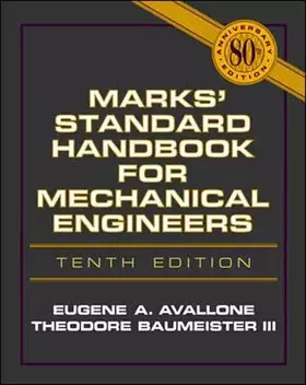 Couverture du produit · Marks' Standard Handbook for Mechanical Engineers