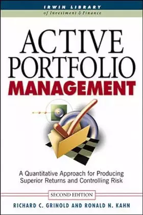 Couverture du produit · Active Portfolio Management: A Quantitative Approach for Producing Superior Returns and Controlling Risk