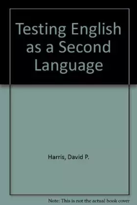 Couverture du produit · Testing English As a Second Language