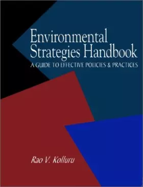 Couverture du produit · Environmental Strategies Handbook