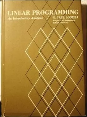 Couverture du produit · Linear Programming: An Introductory Analysis