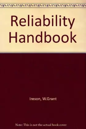 Couverture du produit · Reliability Handbook