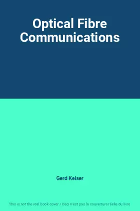 Couverture du produit · Optical Fibre Communications