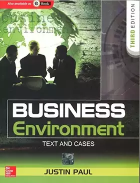 Couverture du produit · Business Environment: Text And Cases, 3Ed