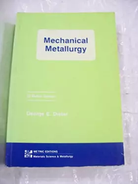 Couverture du produit · Mechanical Metallurgy