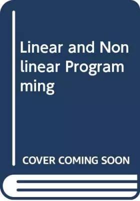 Couverture du produit · LINEAR & NONLINEAR PROGRAM/ISE