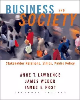 Couverture du produit · Business and Society: Stakeholders, Ethics, Public Policy