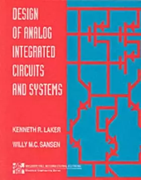 Couverture du produit · Design of Analog Integrated Circuits and Systems