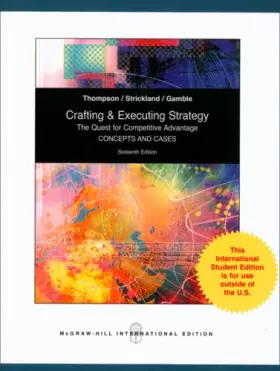Couverture du produit · Crafting and Executing Strategy: The Quest for Comptetitive Advantage: Concepts and Cases