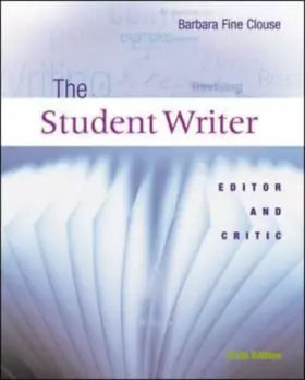 Couverture du produit · The Student Writer: Editor and Critic