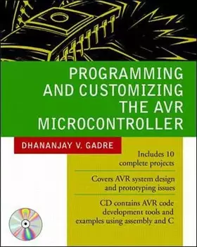 Couverture du produit · Programming and Customizing the AVR Microcontroller