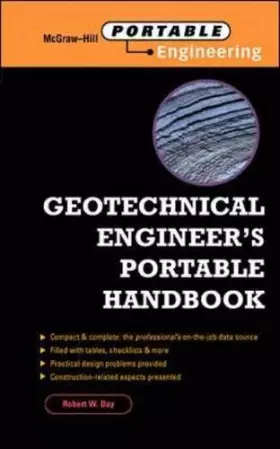 Couverture du produit · Geotechnical Engineer's Portable Handbook