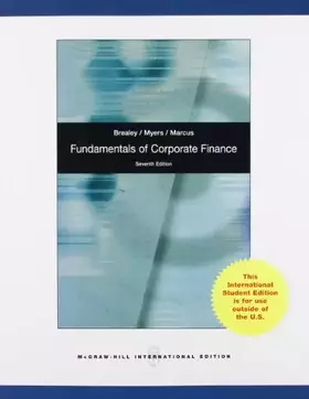 Couverture du produit · Fundamentals of Corporate Finance
