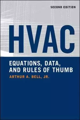 Couverture du produit · HVAC Equations, Data, and Rules of Thumb, 2nd Ed.