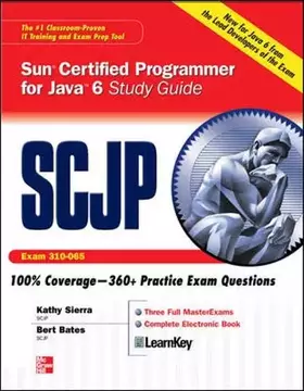 Couverture du produit · SCJP Sun Certified Programmer for Java 6 Study Guide: Exam 310-065