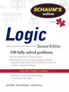 Couverture du produit · Schaum's Outline of Logic, Second Edition