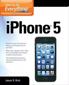 Couverture du produit · How to Do Everything: iPhone 5