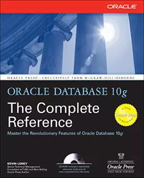 Couverture du produit · Oracle Database 10g: The Complete Reference (Osborne ORACLE Press Series)