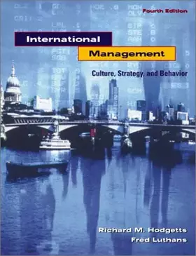Couverture du produit · Management Culture, Strategy &_Behavior (1999 publication)
