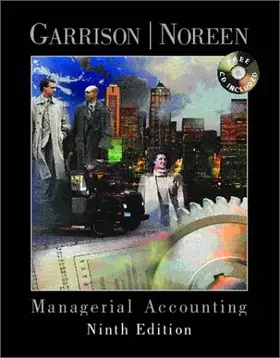 Couverture du produit · Managerial accounting: Concepts for planning, control, decision making 9th ED.