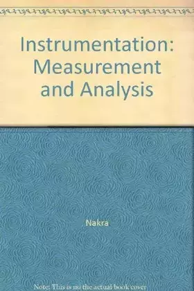 Couverture du produit · Instrumentation: Measurement and Analysis