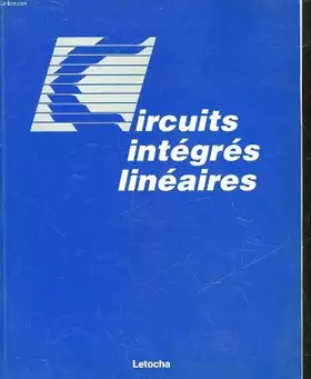 Couverture du produit · Circuits integres lineaires