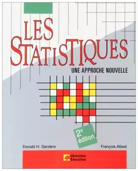 Couverture du produit · Les statistiques : Une approche nouvelle