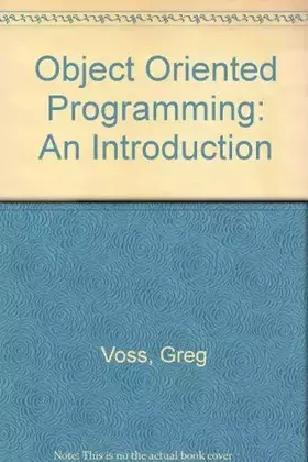Couverture du produit · Object-Oriented Programming: An Introduction