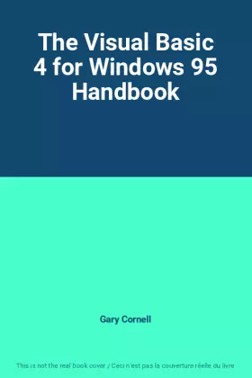 Couverture du produit · The Visual Basic 4 for Windows 95 Handbook