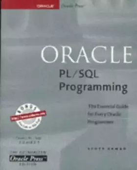 Couverture du produit · Oracle Pl/SQL Programming (Oracle Series)