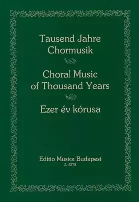 Couverture du produit · TAUSEND JAHRE CHORMUSIK CHANT