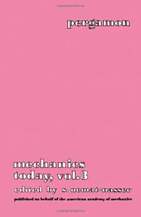 Couverture du produit · Mechanics Today: v. 3