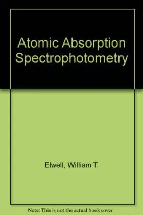 Couverture du produit · Atomic-Absorption Spectrophotometry