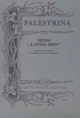 Couverture du produit · Missa lauda sion chant