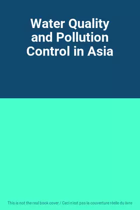 Couverture du produit · Water Quality and Pollution Control in Asia