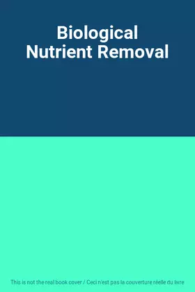 Couverture du produit · Biological Nutrient Removal