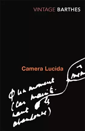 Couverture du produit · Camera Lucida: Reflections on Photography