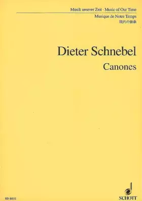 Couverture du produit · Canons: orchestra. Partition d'étude.