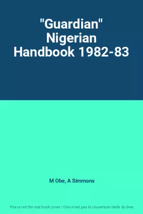 Couverture du produit · "Guardian" Nigerian Handbook 1982-83