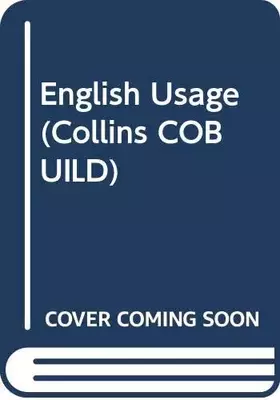 Couverture du produit · English Usage