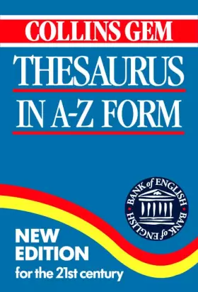 Couverture du produit · Thesaurus in A-Z Form