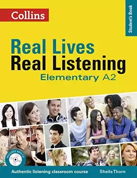 Couverture du produit · Elementary Student’s Book (Real Lives Real Listening)
