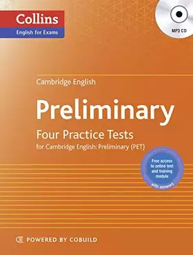 Couverture du produit · Four Practice Tests for Cambridge English: Preliminary (PET)
