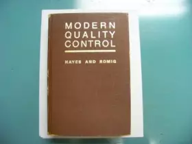 Couverture du produit · Modern Quality Control