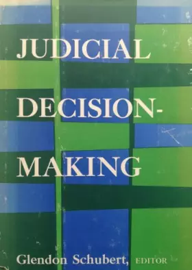 Couverture du produit · Judicial Decision-Making