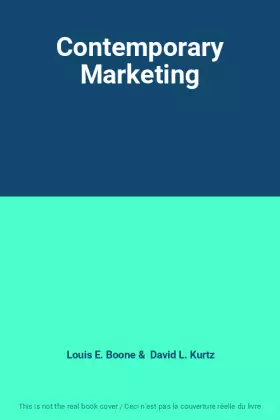 Couverture du produit · Contemporary Marketing