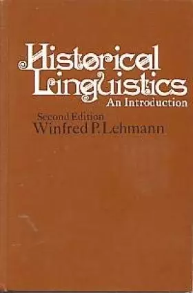 Couverture du produit · Historical linguistics;: An introduction