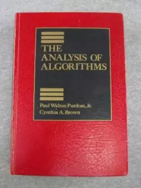 Couverture du produit · Analysis of Algorithms