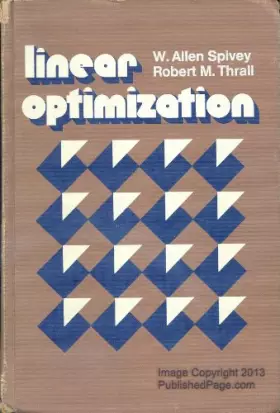 Couverture du produit · Linear optimization